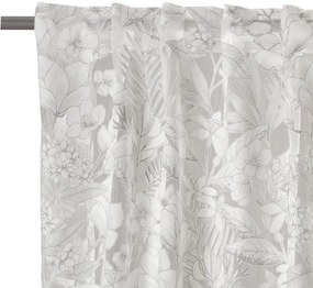 Tenda Diva grigio, fettuccia 140x290 cm