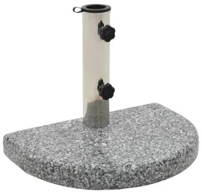 Base per Parasole in Granito Curva 10 kg Grigia