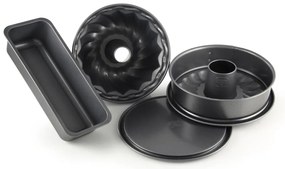 Set di 4 pezzi di teglie in acciaio Quattro - Dr. Oetker