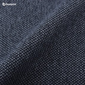 Letto matrimoniale imbottito blu scuro con contenitore e rete inclusi 200x200 cm Arendal - Cosmopolitan Design