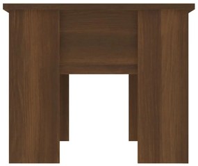 Tavolino da salotto rovere marrone 79x49x41cm legno multistrato