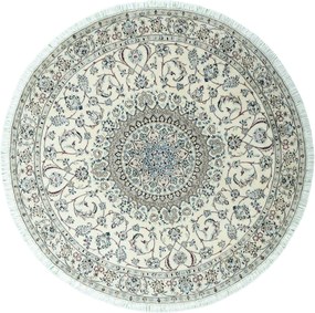 Nain Tappeto persiano 200x200 Beige (Iran) Annodato A Mano