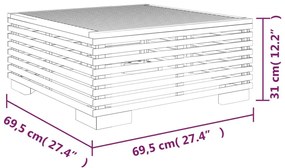 Set Divani da Giardino 7 pz con Cuscini Legno Massello di Teak