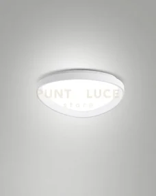 Quirk plafoniera led bianca d.42cm  a led cct 2700k - 3200k - 4000k...