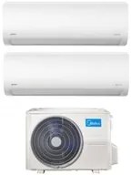 Climatizzatore Condizionatore Midea Dual Split Inverter serie XTREME 9+12 con M2OG-14HFN8 R-32 Wi-Fi Integrato 9000+12000 btu - Novit