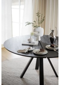 Tavolo da pranzo rotondo con piano in rovere 150x150 cm Carradale - Rowico