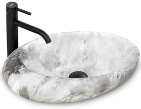 Lavabo da appoggio Rea Roxy C Stone L. Grey