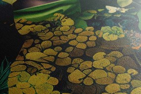 Stampa su tela – Donna tra le braccia della natura