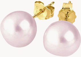 Orecchini a perno in oro giallo con perle Katrin