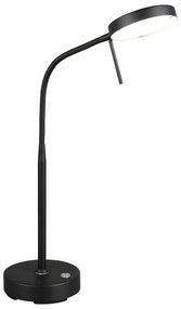 Lampada da tavolo nera (altezza totale 45 cm) Moreno – Reality