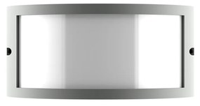Applique Moon Design E27 Curva per Esterni IP65 - Grigia