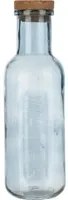 Bottiglia acqua azzurra 1 L tappo sughero Aqualuxe