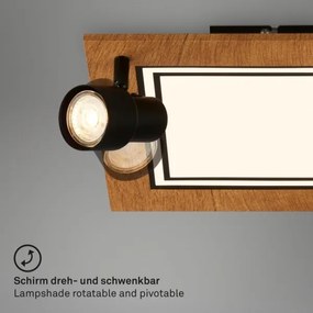 Brilo - Lampada LED da soffitto 12W/230V + 2xGU10 9W 3000K