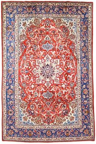 Isfahan Tappeto persiano 200x320 Rosso (Iran) Annodato A Mano