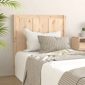 Testiera Per Letto 95,5x4x100 Cm İn Legno Massello Di Pino /