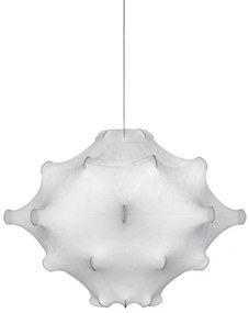 Flos Taraxacum 2 Lampada 87 cm a Sospensione a luce diffusa in acciaio e resina Cocoon Bianco