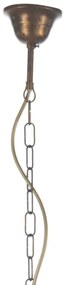 ONLI - Lampadario a sospensione con catena CANDELA 5xE14/6W/230V bronzo