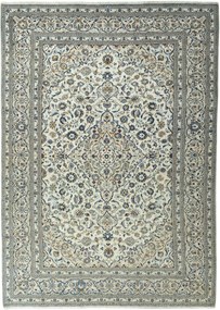 Kashan Tappeto 250x340 Beige (Iran) Annodato A Mano