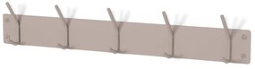 Attaccapanni da parete grigio tortora in metallo 70 cm Fusion – Spinder Design