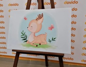 Stampa su tela – Cerbiatto adorabile