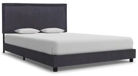 Giroletto Senza Materasso Grigio Scuro 140x200 Cm Tessuto /