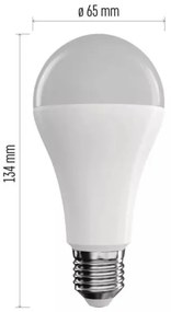 Lampadina LED RGB dimmerabile GoSmart A65 E27/14W/230V 2700-6500K Wi-Fi Tuya