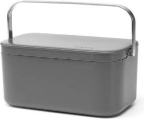 Bidone per l'umido in grigio scuro 1,8 l SinkSide – Brabantia
