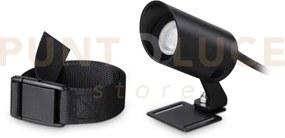 Koala proiettore led smd 3w 32° 250 lm 3000 k nero ip65 alimentator...