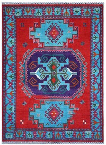Kazak Tappeto 210x150 (Pakistan) Annodato A Mano