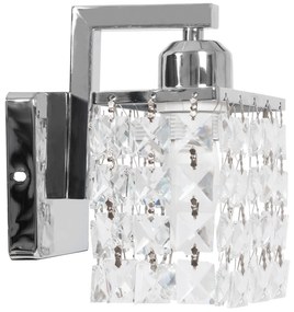 Lampada da parete in metallo cristallo APP543-1W CROMO