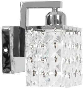 Lampada da parete in metallo cristallo APP543-1W CROMO