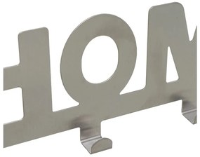 Appendiabiti in metallo argento opaco 32 cm Home - Casa Selección