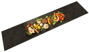 Tappeto Da Cucina Lavabile Spezie 60x300 Cm Velluto /