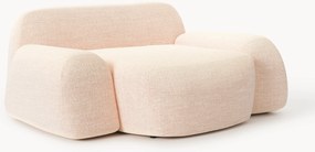 Poltrona lounge XL in bouclé Wolke