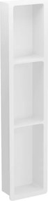 Mexen X-Wall-K mensola ad incasso in conglomerato 93,2 x 20,7 cm, bianca - 1900932010