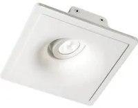 Lampada Da Incasso Moderna Zephyr Gesso Bianco 1 Luce Gu10 D20