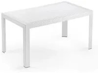 Tavolo rettangolare joker bianco 138x78x72 cm