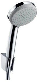 Trio (doccetta, tubo flessibile e supporto) HANSGROHE Croma 100 in abs cromato L 10 x H 18.7 x P 16.5 cm anticalcare 4 getti
