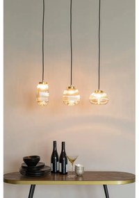 Lampada a sospensione color oro con paralume in vetro ø 12 cm Robin - White Label