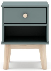 Comodino per bambini verde polveroso Esteban – Marckeric