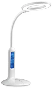 LED TABLE LAMP WHITE 7W WITH CALENDAR 2700K-6500K 360lm AC100-240V L162*W162*H280mm