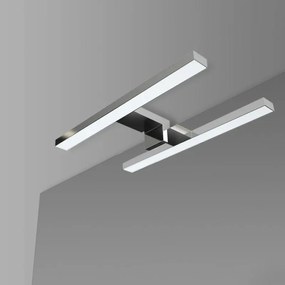 Lampada LED per specchio 30 cm luce fredda e doppia installazione