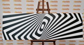 Stampa su tela – Illusione in bianco e nero