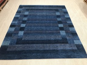 Loribaft Tappeto persiano 360x290 Blu (Iran) Annodato A Mano