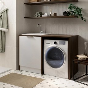 Anta per mobile lavanderia bianco opaco SENSEA L 65 x H 88 x Sp 66 cm