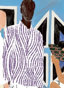 Élitis Carta da parati panoramica Ndebele - Panel 2