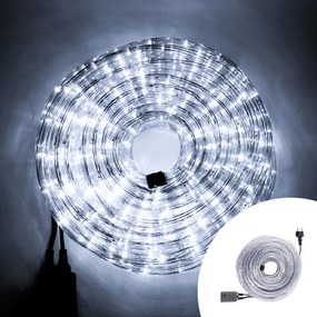 Tubo luminoso 20 metri da esterno da 480 Led Bianco Freddo Wisdom