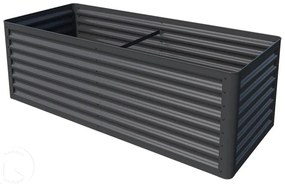 PRIMEYARD 180 x 75 x 60 cm Orto rialzato, acciaio, antracite - (GFPV00813)