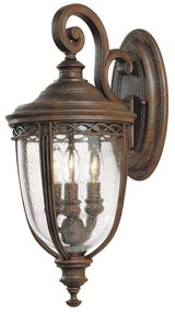 Applique classico chic da esterno FE-EB2-M-BRB bronzo IP44 3X E14 ELSTEAD