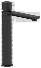 Rubinetto per lavabo Coral nero verniciato a polvere opaco AQUASANIT